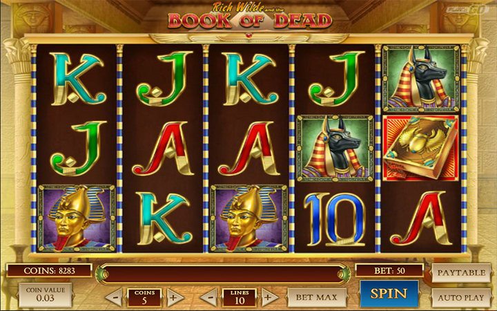 Игровой автомат «Book of Dead» в казино Nova-slots