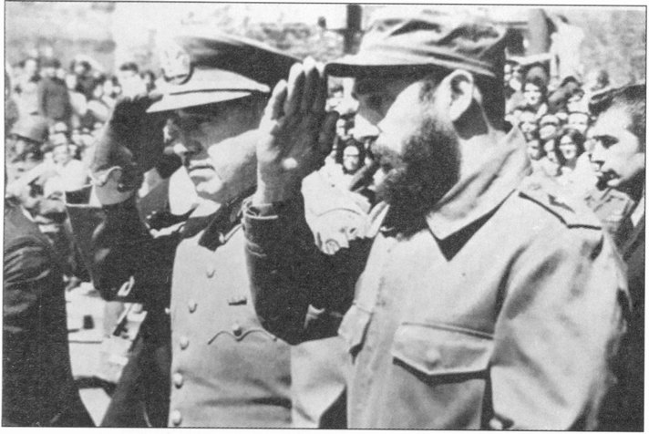 Фидель Кастро с Пиночетом